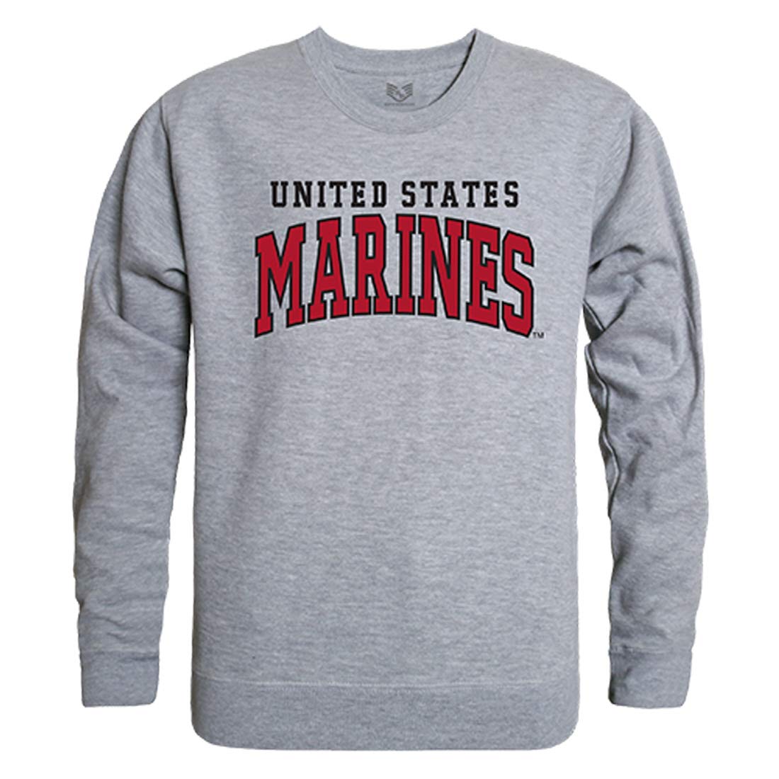 GraphicCrewneck,Marine Corps1,H.Grey, 2X