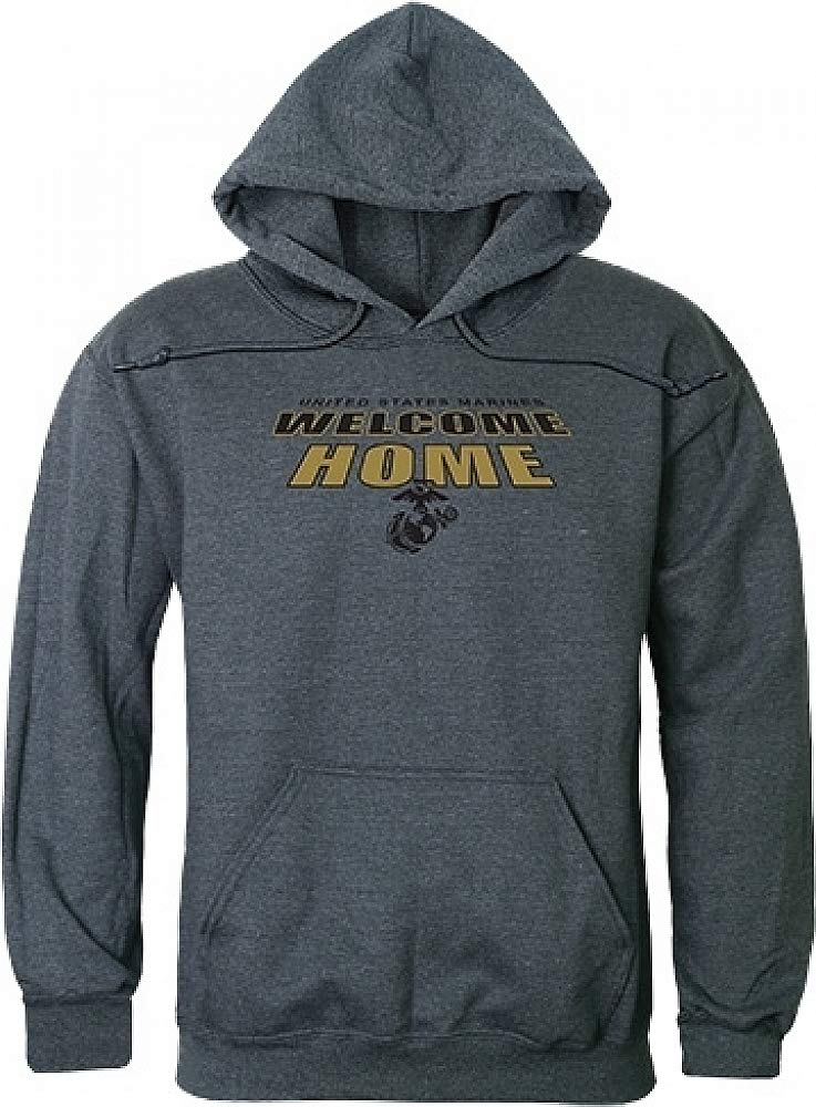 Graphic Pullover, Welcome, USMC, HCH, 2X
