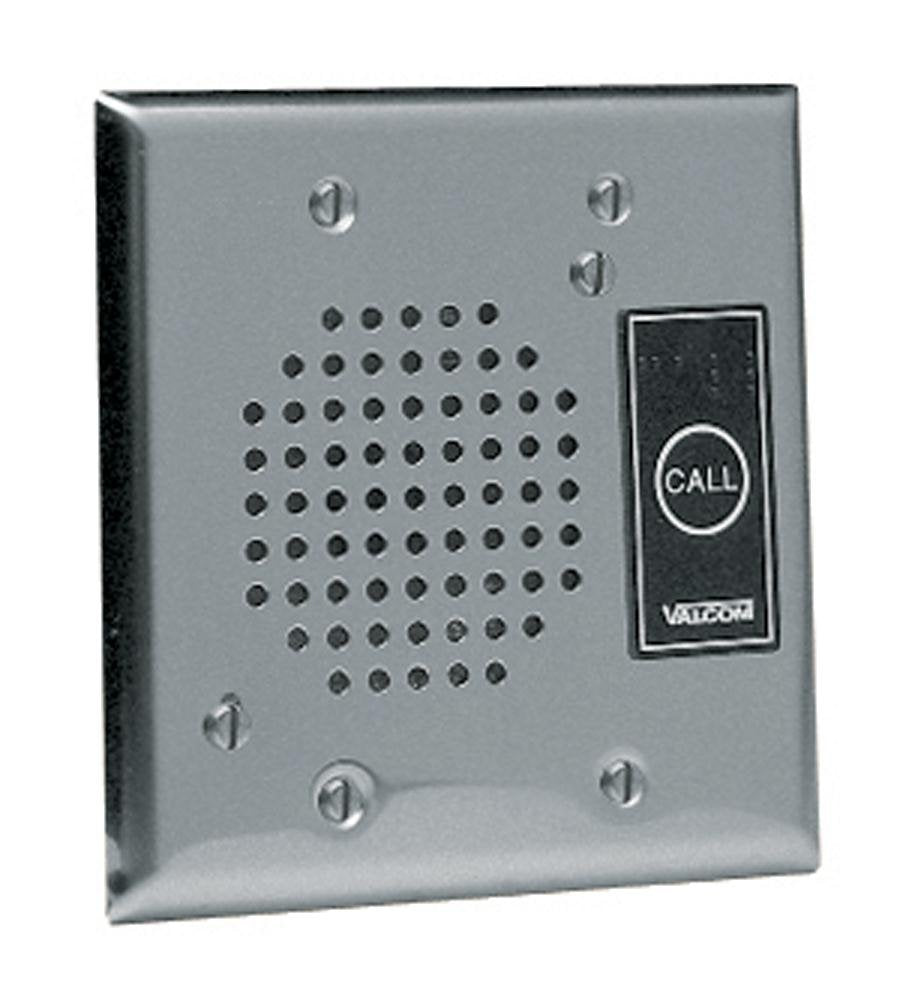 Valcom Talkback Doorplate Speaker - Stnless Stl