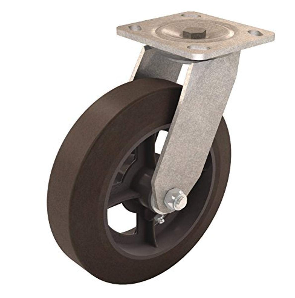 Bon 15-303 Caster - 8-inch Solid Rubber Swivel