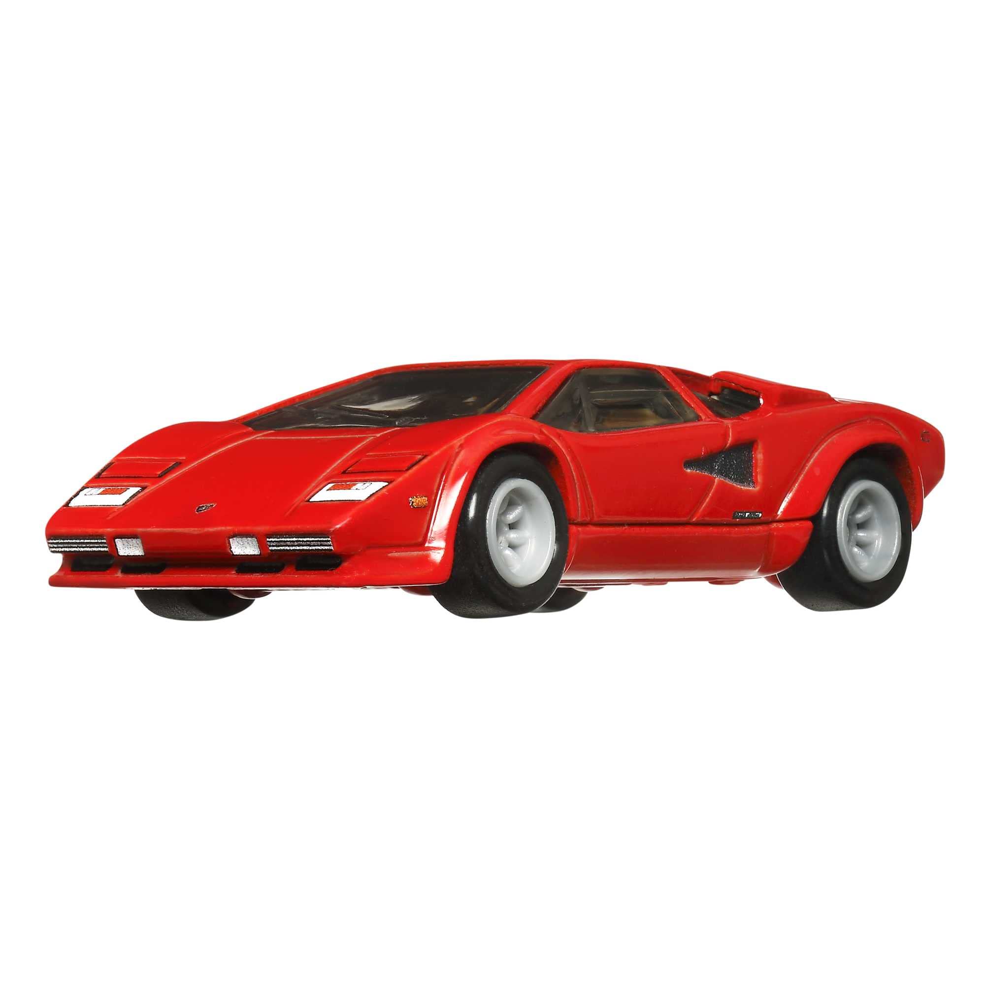 Lamborghini Countach LP 5000 QV Red Jay Leno Garage Diecast Model Car by Hot Wheels