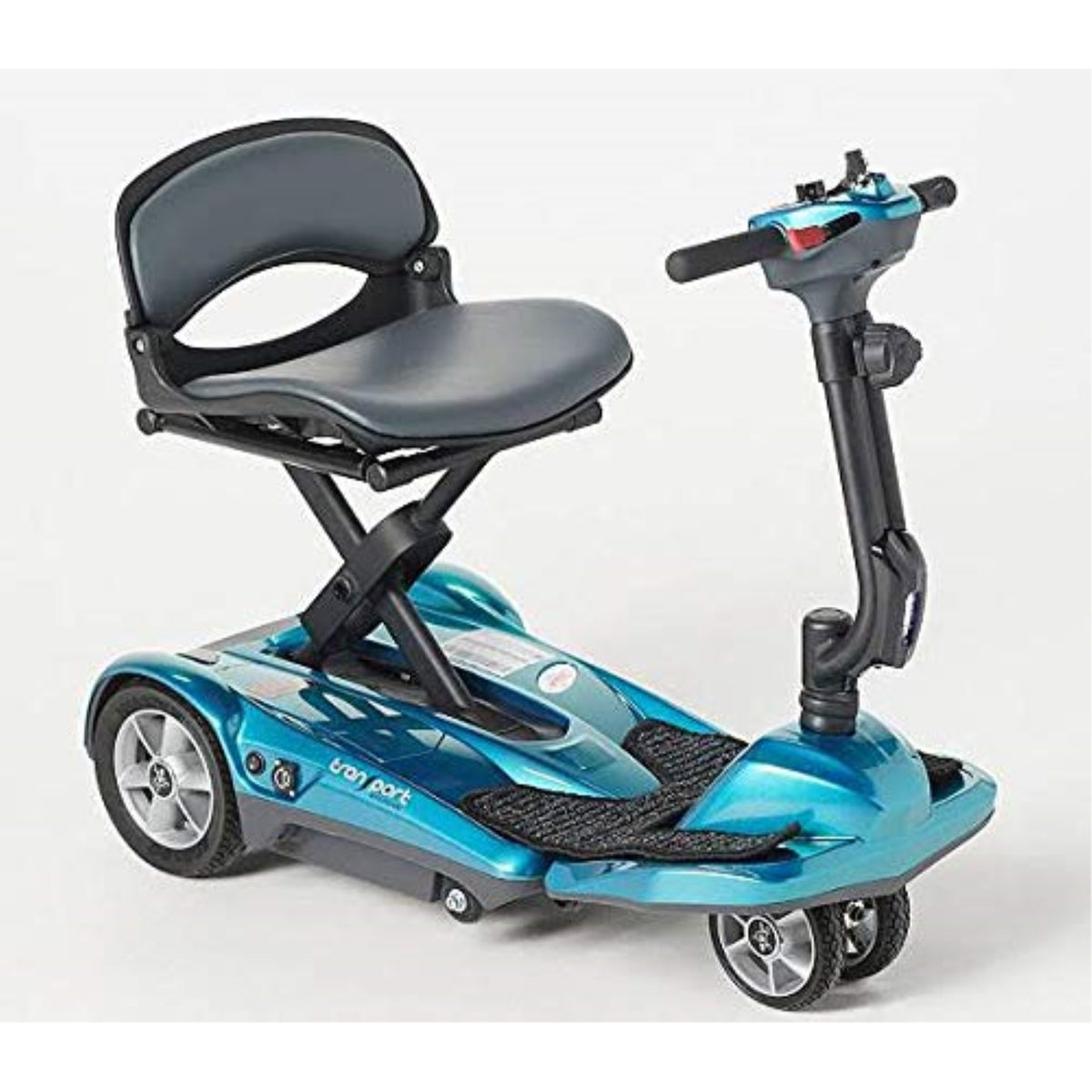 Ev Rider Transport Af+ - Automatic Folding Scooter With Remote Lithium Power Mobility (Seafoam Blue)