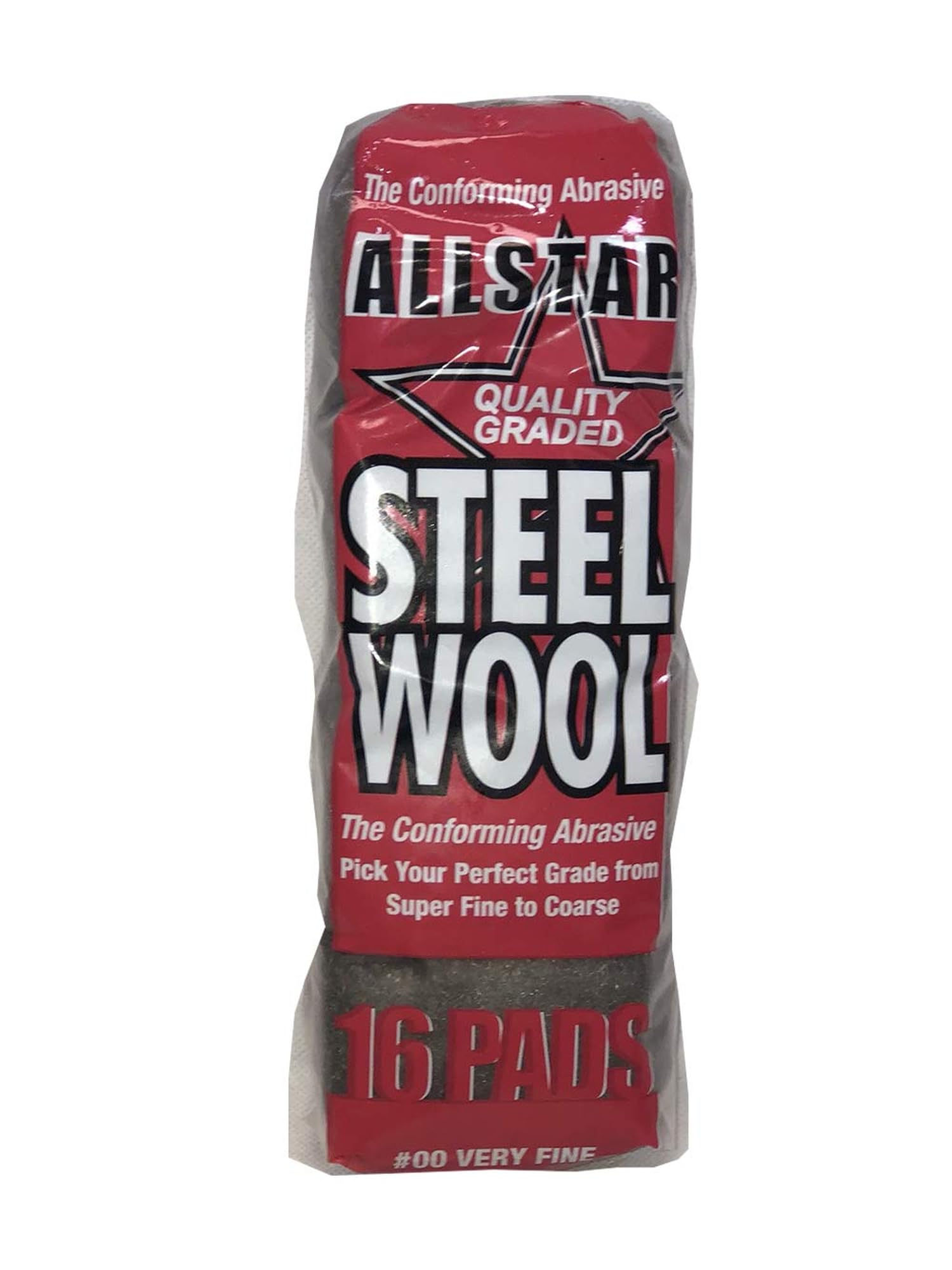00 STEEL WOOL SLEEVE 16 PAD/SL