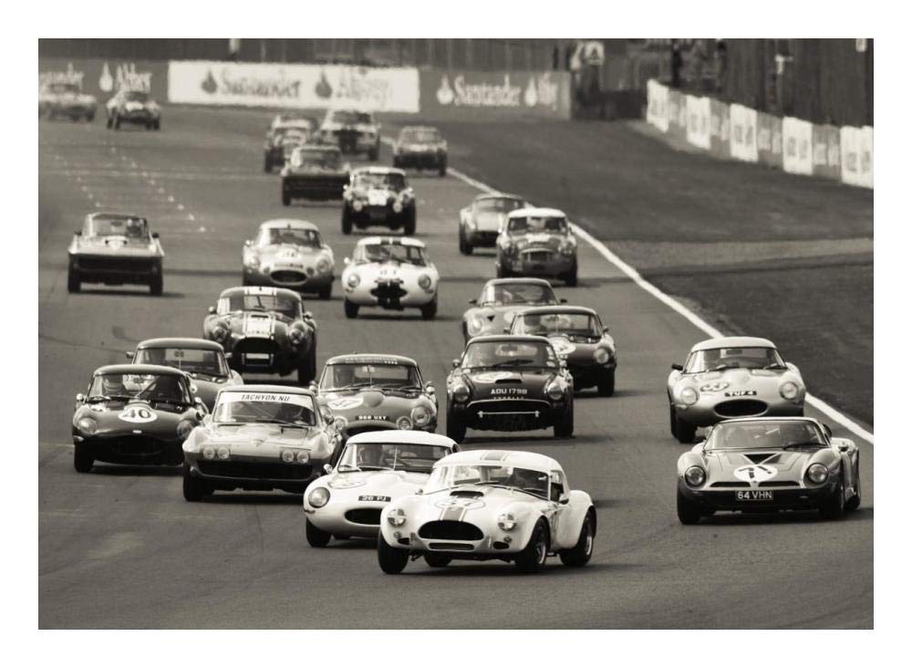 Silverstone Classic Race-Paper Art-24x17.62”