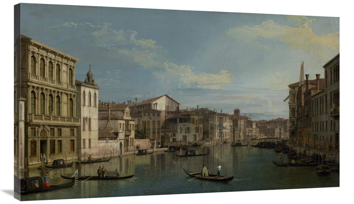 The Grand Canal in Venice from Palazzo Flangini to Campo San Marcuola-Canvas Art-44x26.4”