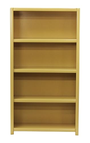 Poplar 60 Contemp. Bookcase in Yellow