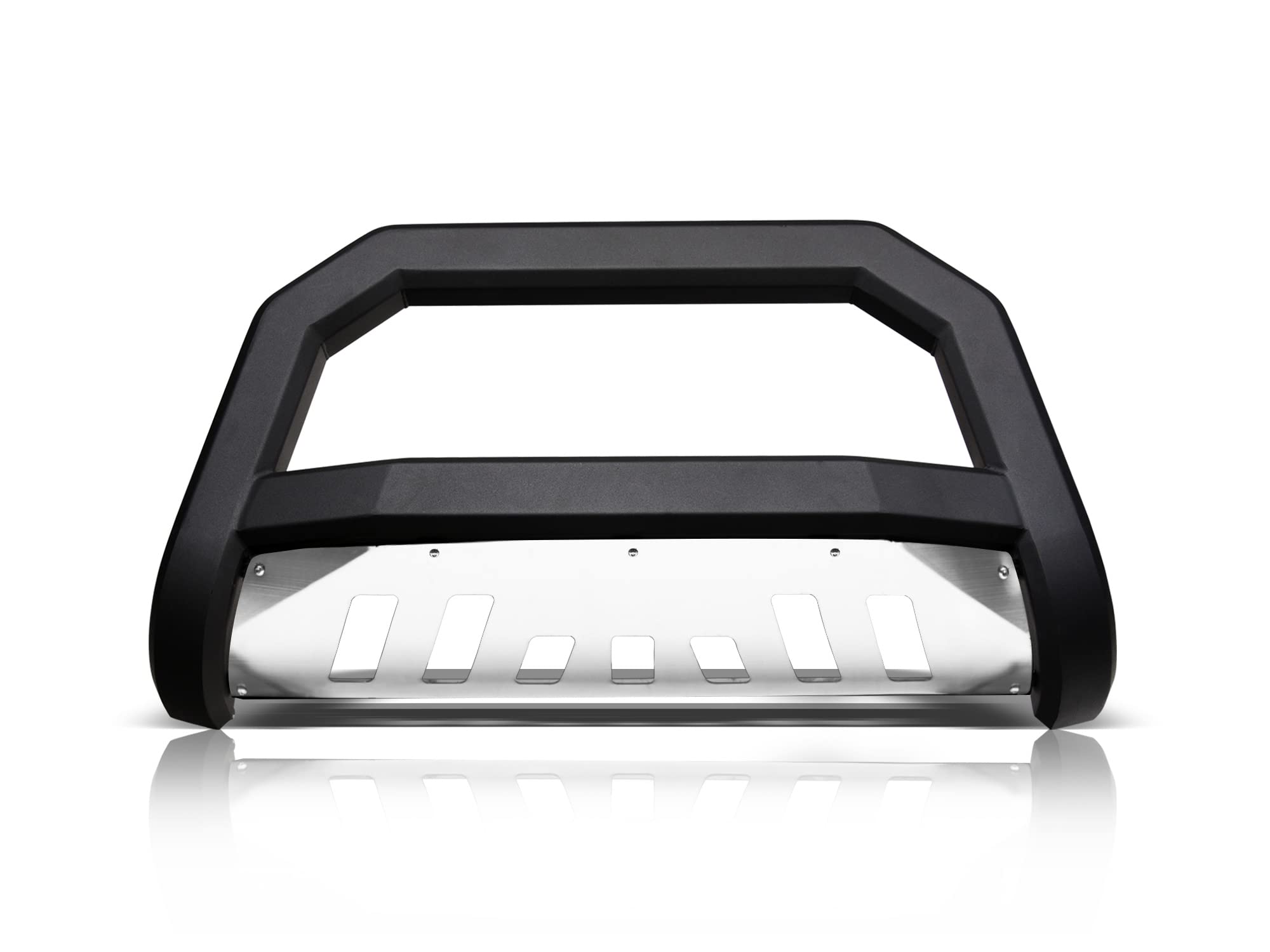 Armordillo 2000-2004 Ford Excursion AR Series Bull Bar - Matte Black W/Aluminum Skid Plate