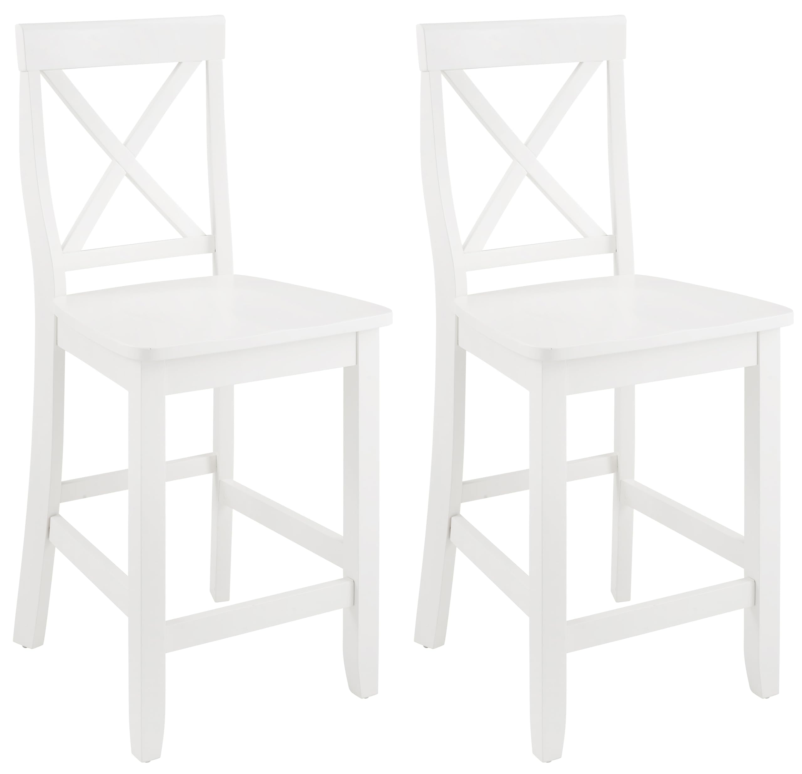 X-Back 2Pc Counter Stool Set- 2 Stools