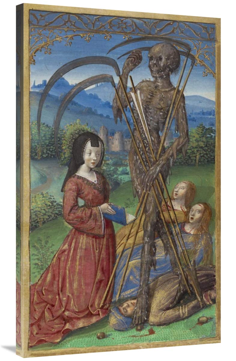 Denise Poncher before a Vision of Death-Canvas Art-24x40”