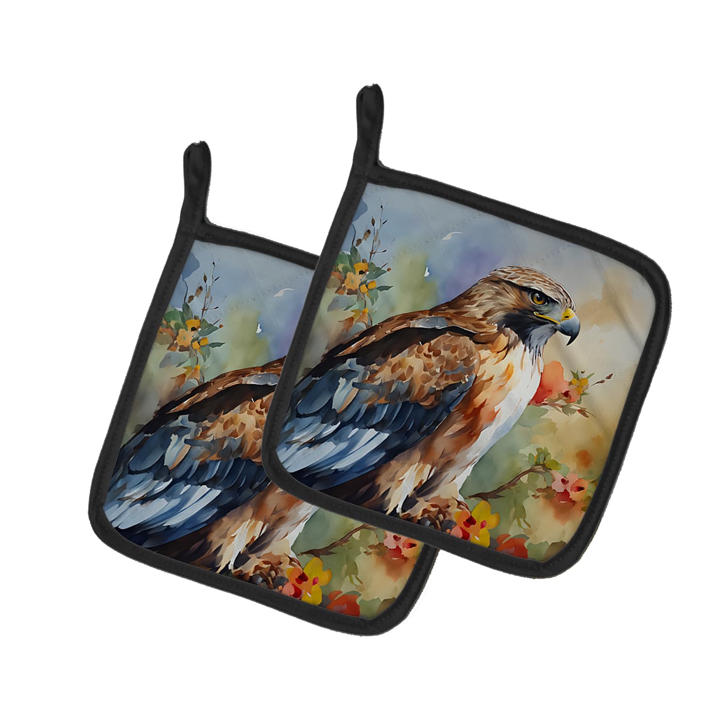 Hawk Pair of Pot Holders