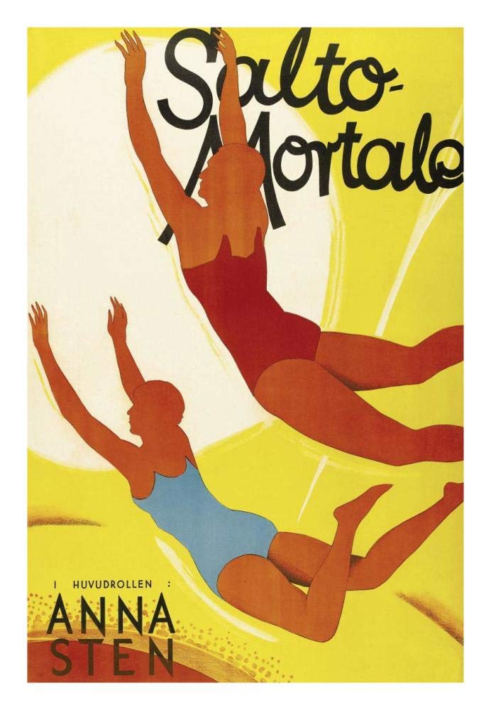 Vintage Film Posters: Trapeze Salto Mortale-Paper Art-18”x26”