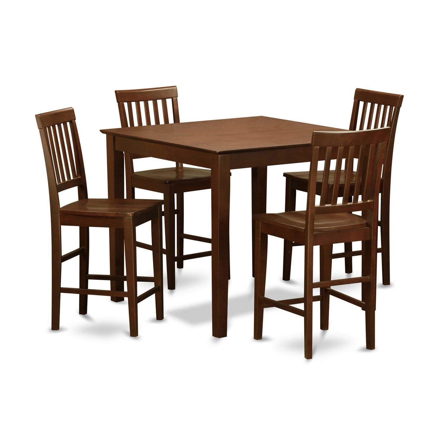 5  Pc  pub  Table  set-counter  height  Table  and  4  Kitchen  Chairs.