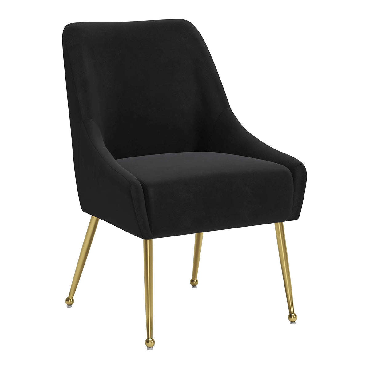 Zuo Maxine Dining Chair Black & Gold