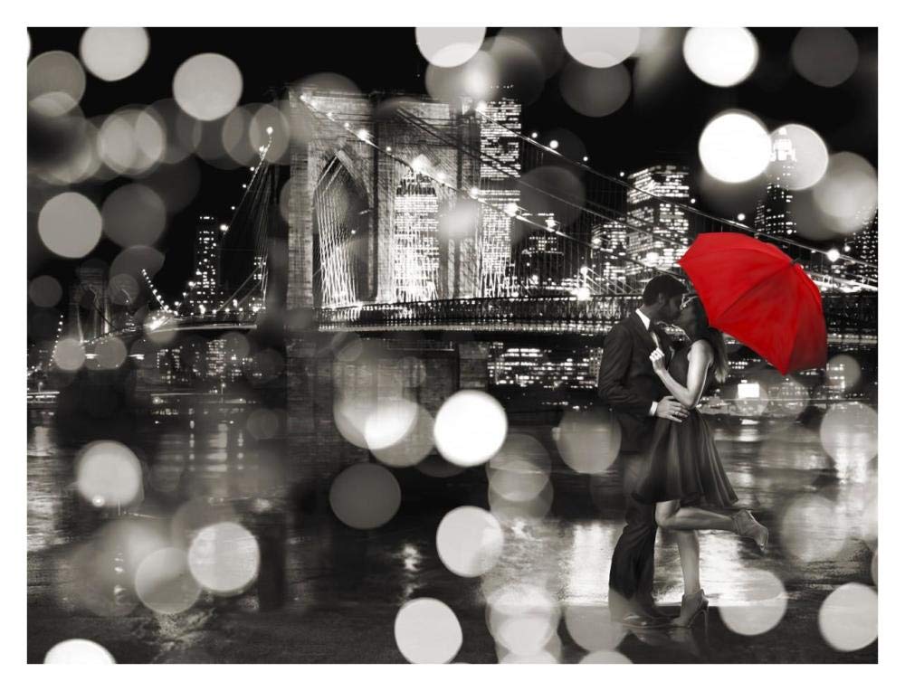 A Kiss in the Night (BW)-Paper Art-34x26”