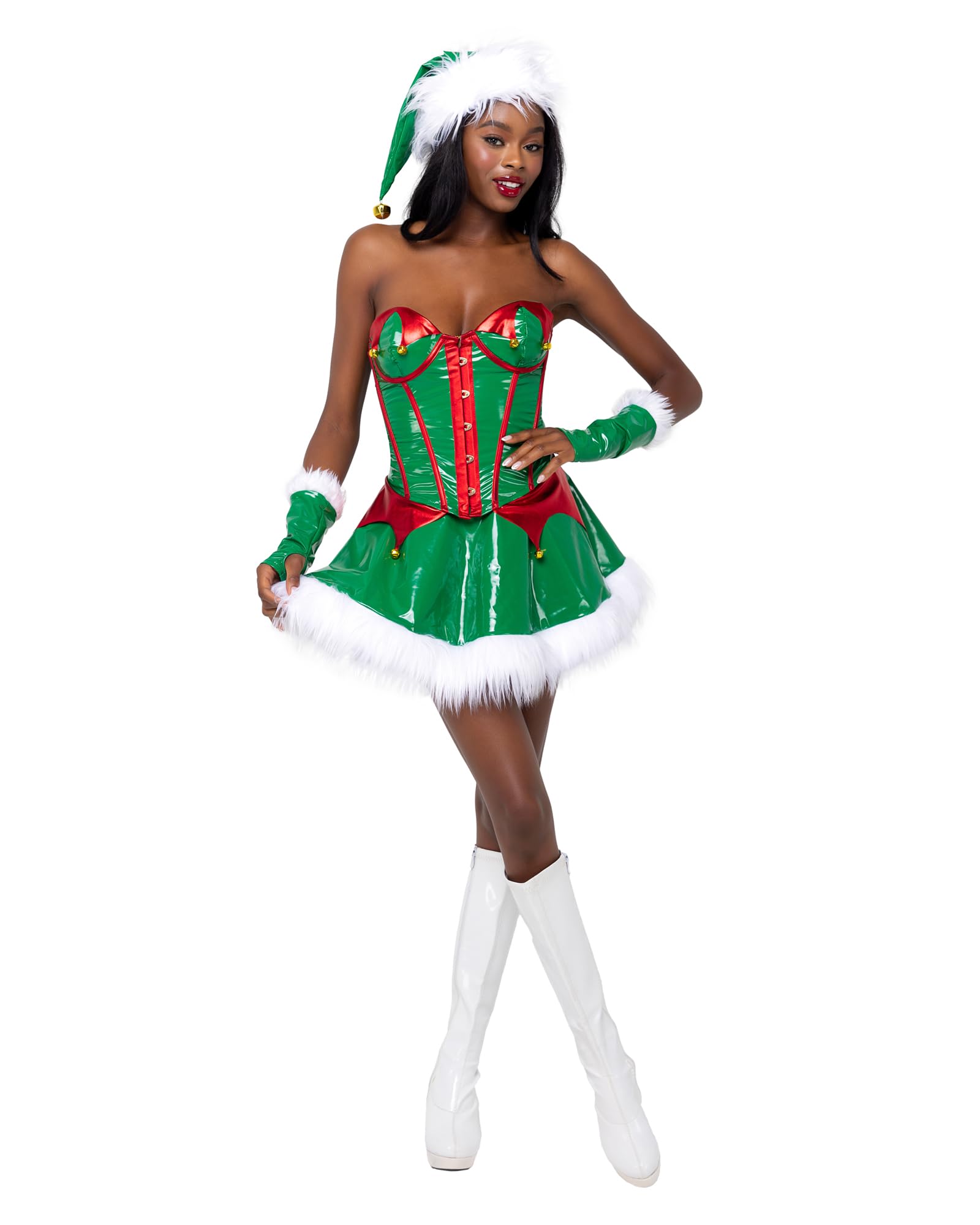 6216 - 2PC Santas Elf - Large / Green/Red/White