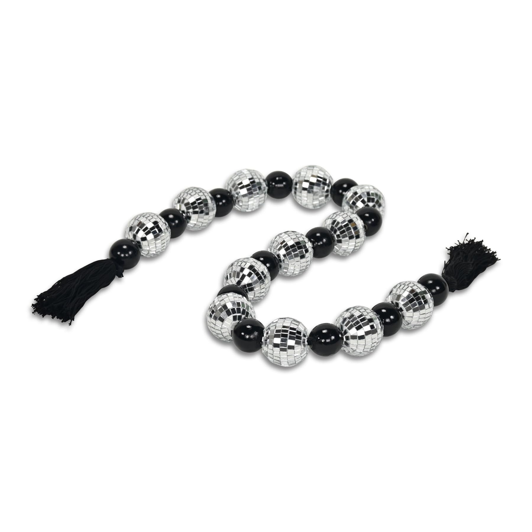 Luminis Disco Ball Themed Beaded Garland