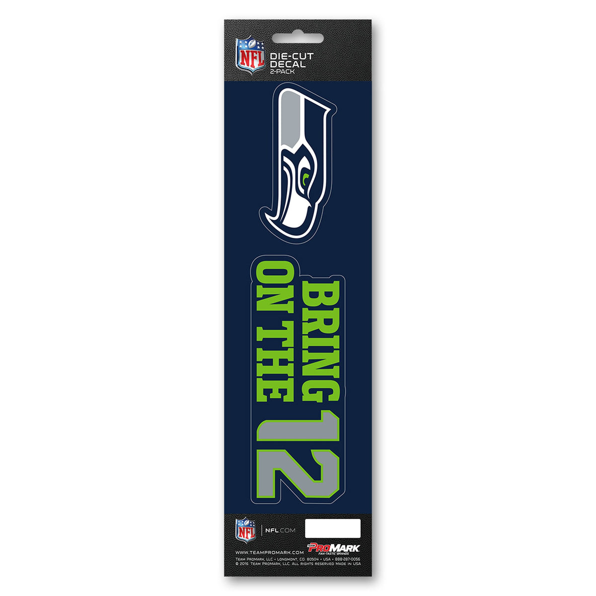 Fanmats, Nfl - Seattle Seahawks Team Slogan Decal