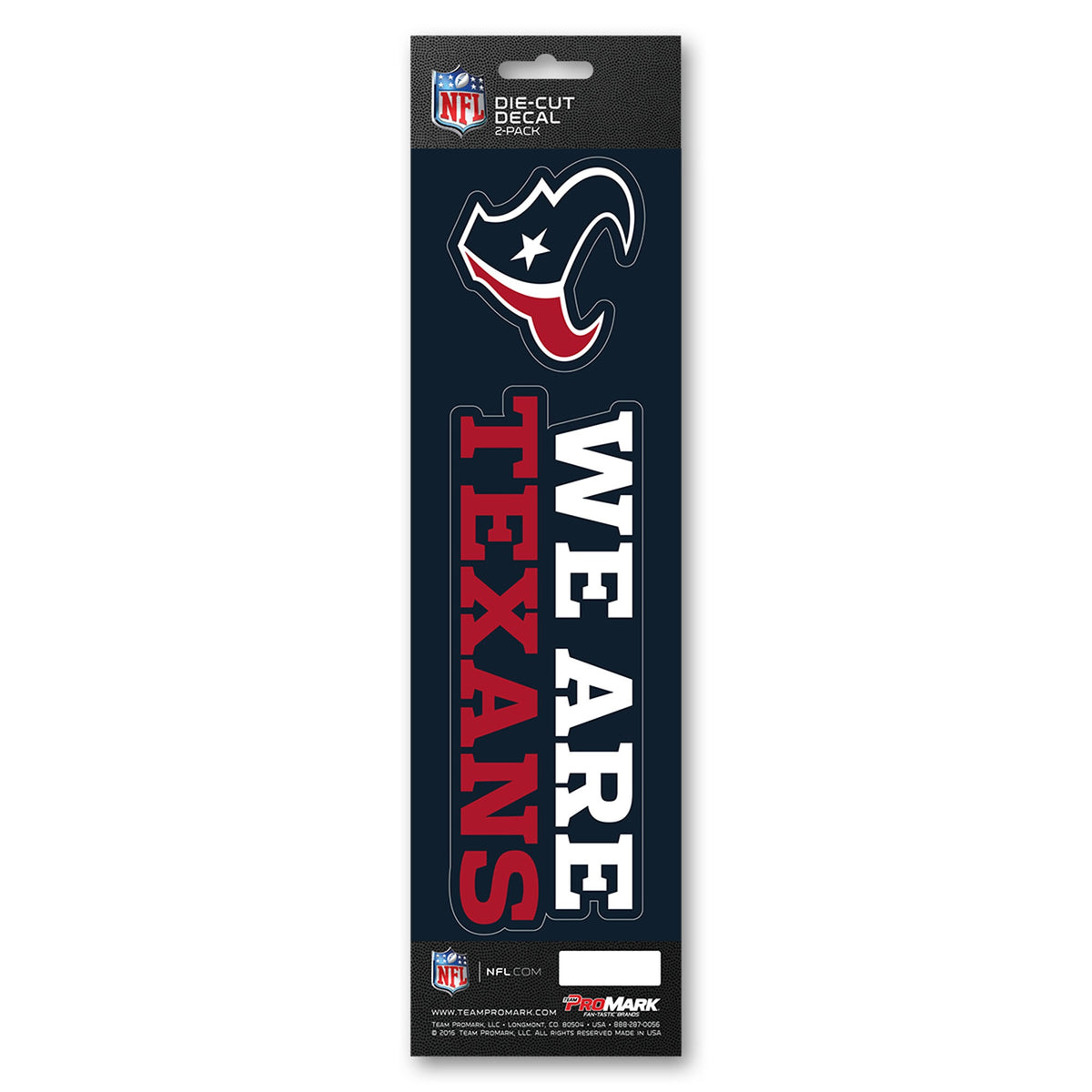 Fanmats, Nfl - Houston Texans Team Slogan Decal