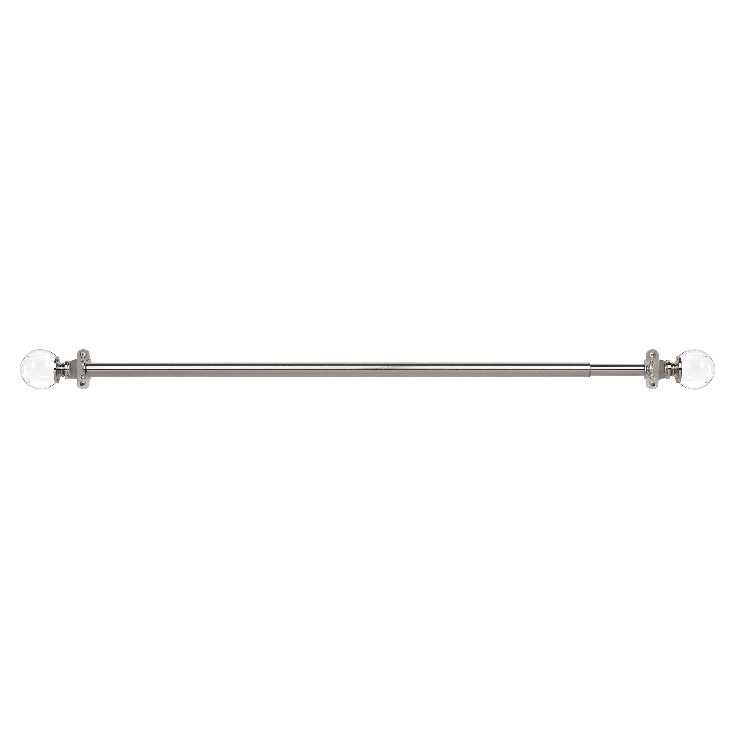 Innovative Decorative Room Darkening Wrap Around Rod & Finial - Jade 28-48