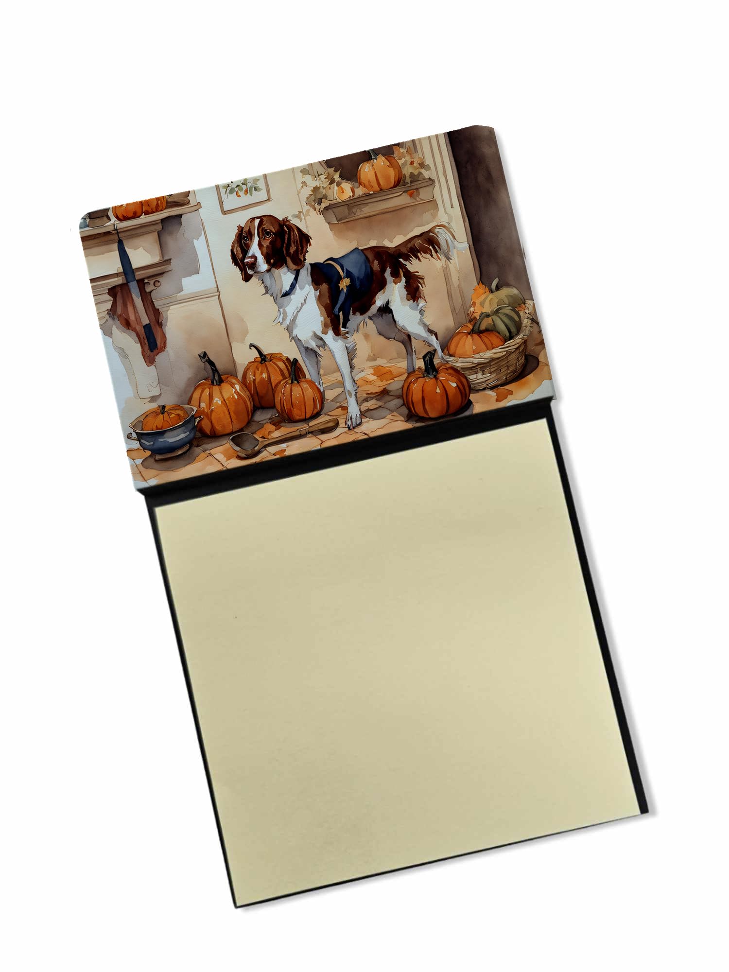 Brittany Fall Kitchen Pumpkins Sticky Note Holder