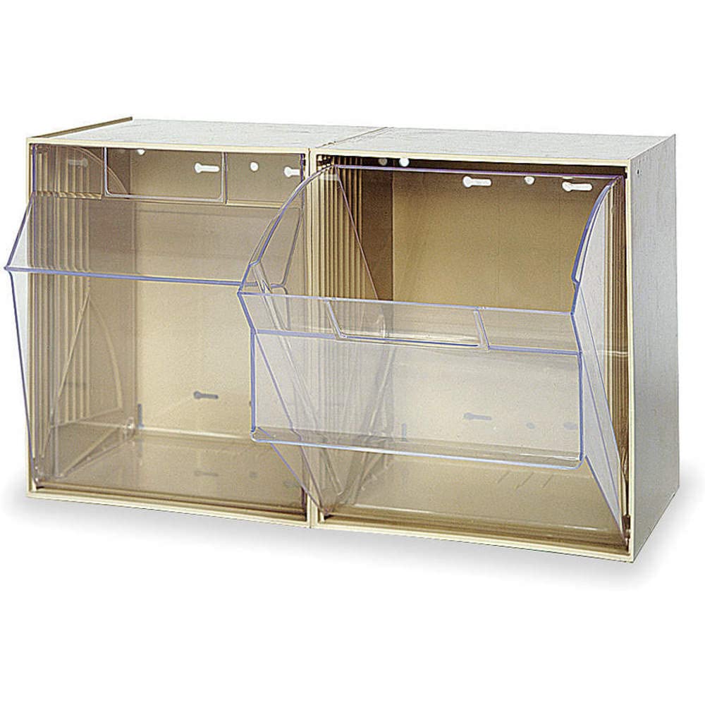 Quantum Storage Systems Qtb302Iv 2 Drawers Tip Out Cabinet Part Organizer Ivory 14 H X 24 W X 12 D