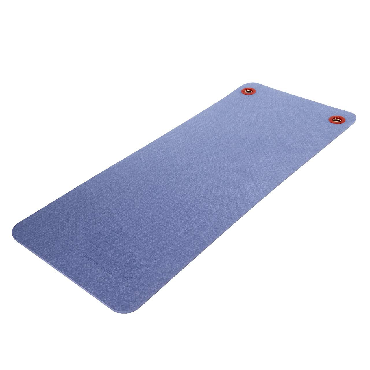 EcoWise Workout / Fitness Mat w/eyelets, 3/8 x 23″ x 72″ - Blue Dahlia