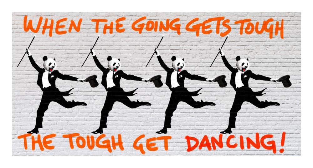 When the going gets tough....-Paper Art-26x14”