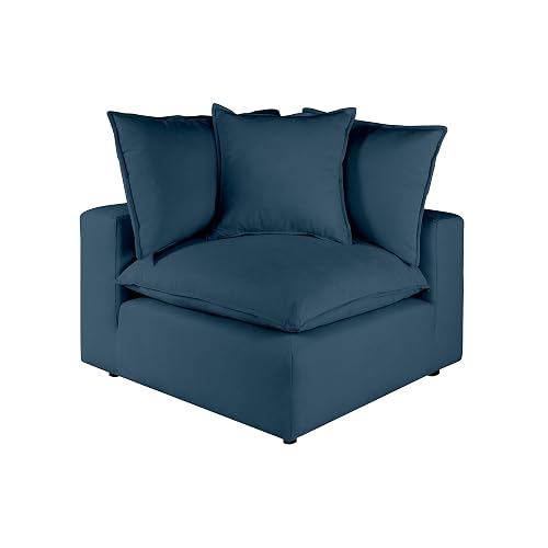 Cali Navy Performance Fabric Corner Chair