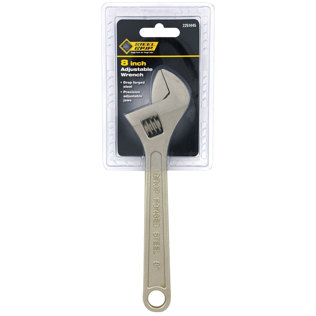 General Tech Intl 2251445 Steelgrip Adjustable Wrench 8