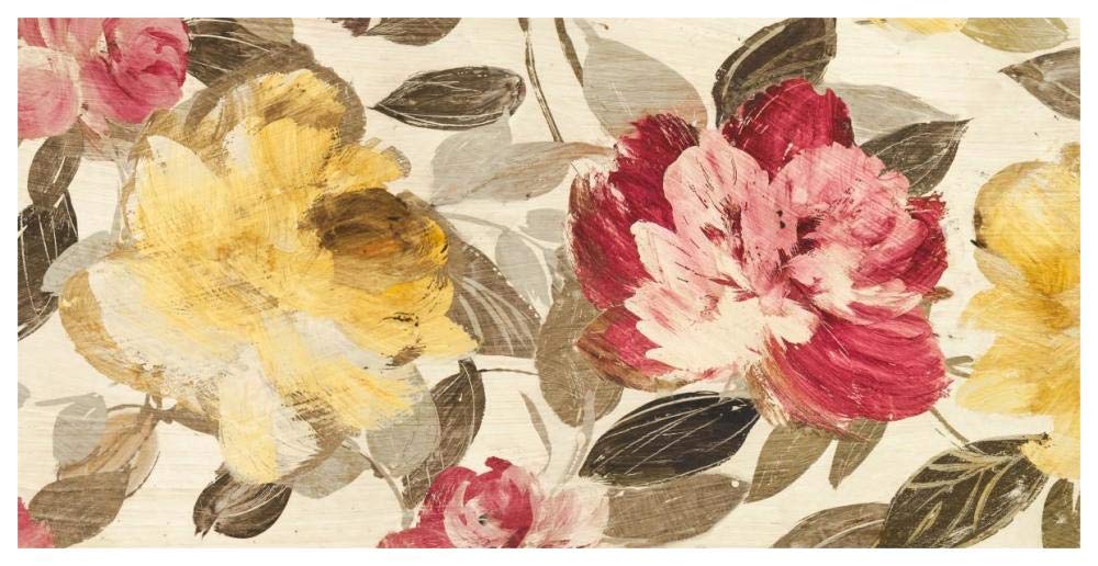 Velvet Flowers-Paper Art-62x32”