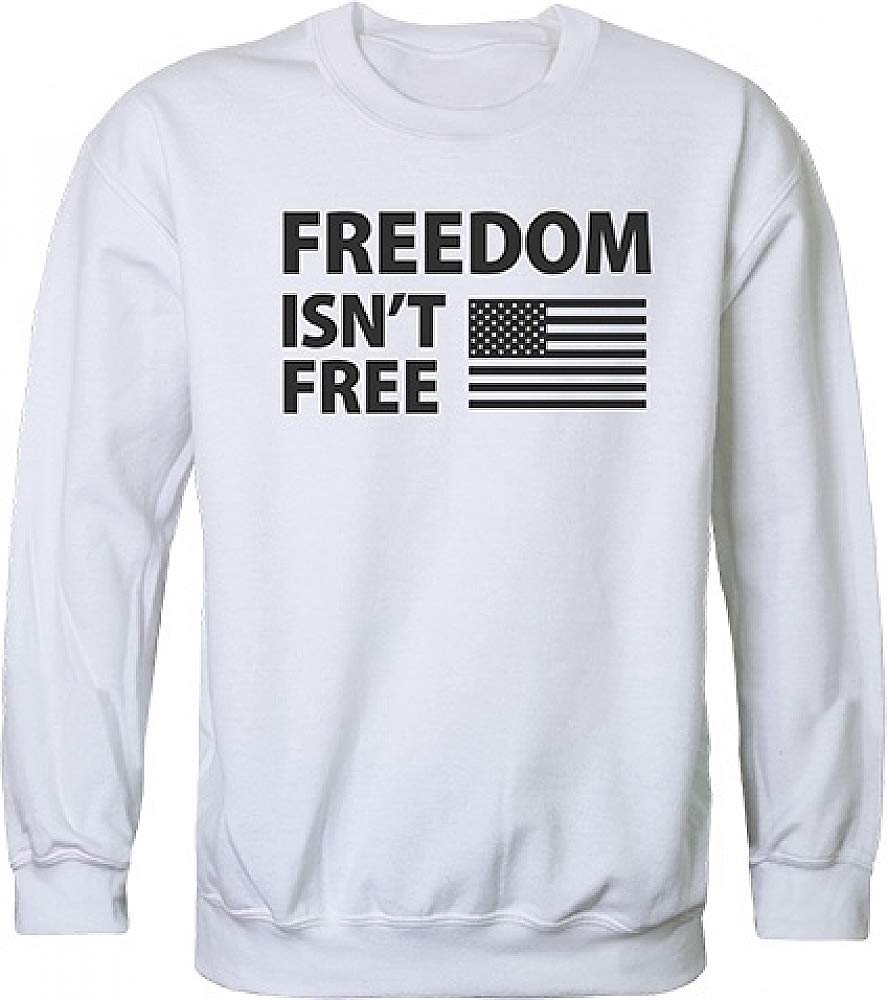 Graphic Crewneck, Freedom Isnt, White, L