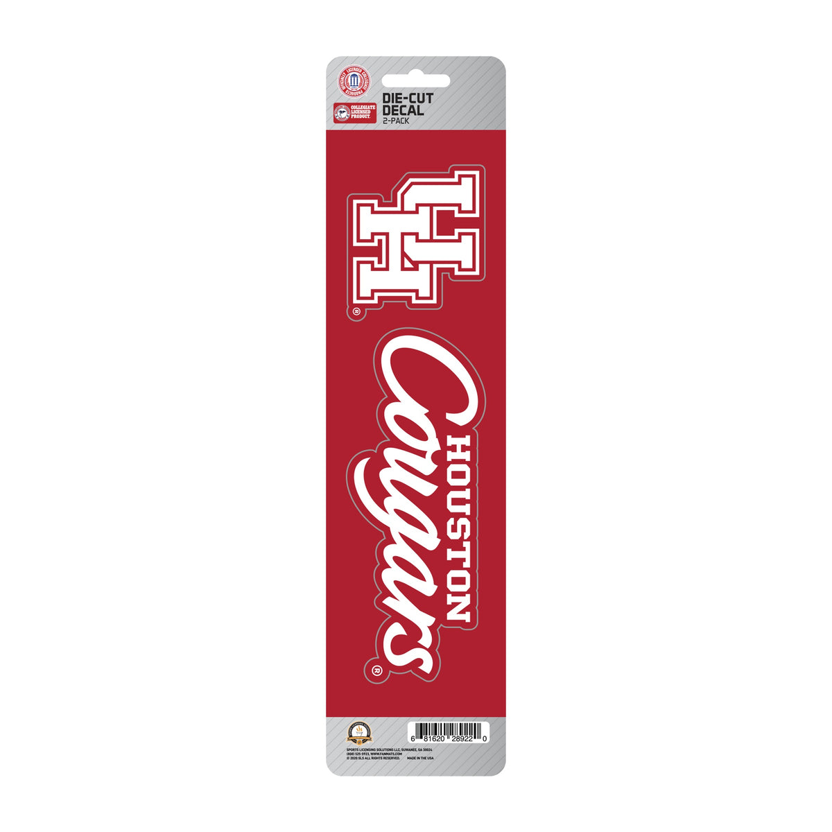 Fanmats, University Of Houston Team Slogan Decal