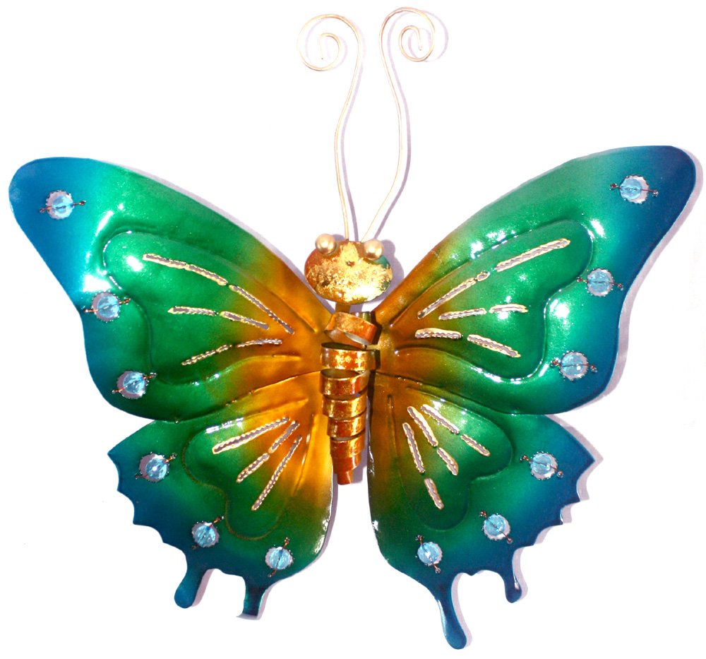 D-ART COLLECTION, INC Iron Butterfly Wall Dcor Medium
