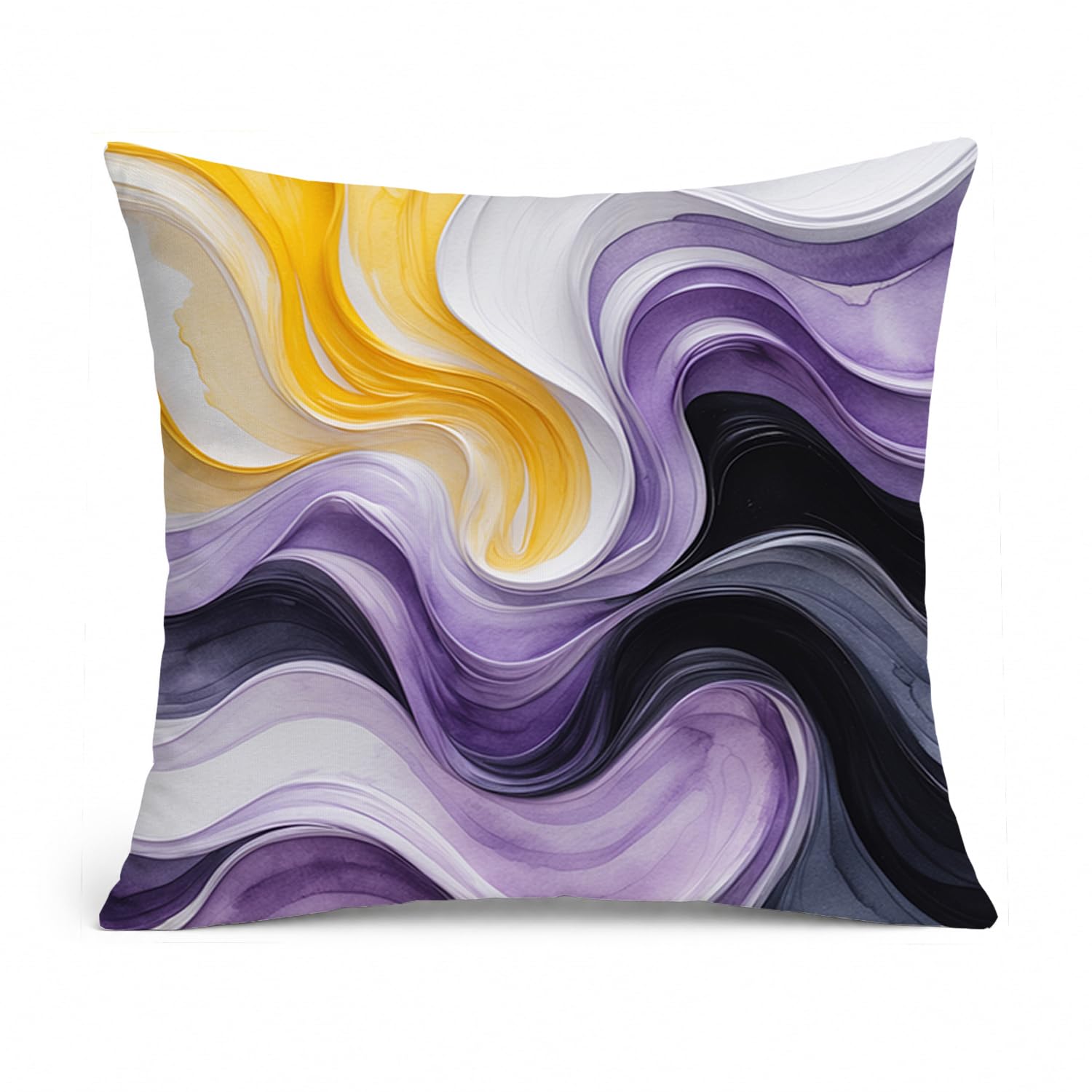 Carolines Treasures Nonbinary Pride Throw Pillow Machine Washable, Indoor Outdoor Decorative Pillow for Couch, Bed or Patio, 14Hx14W