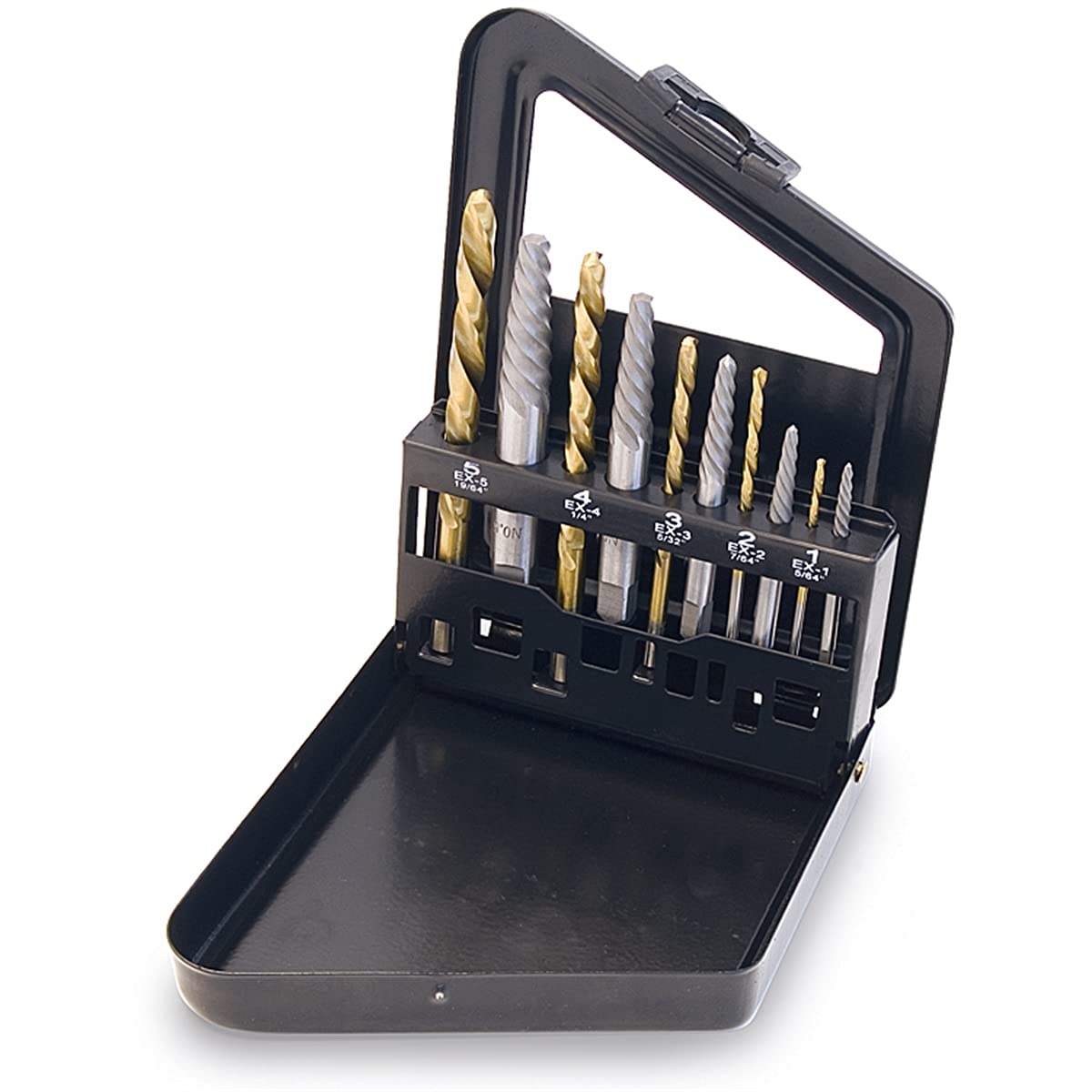Titan 16013 10 Screw Extractor And Left Hand Drill Bit Set
