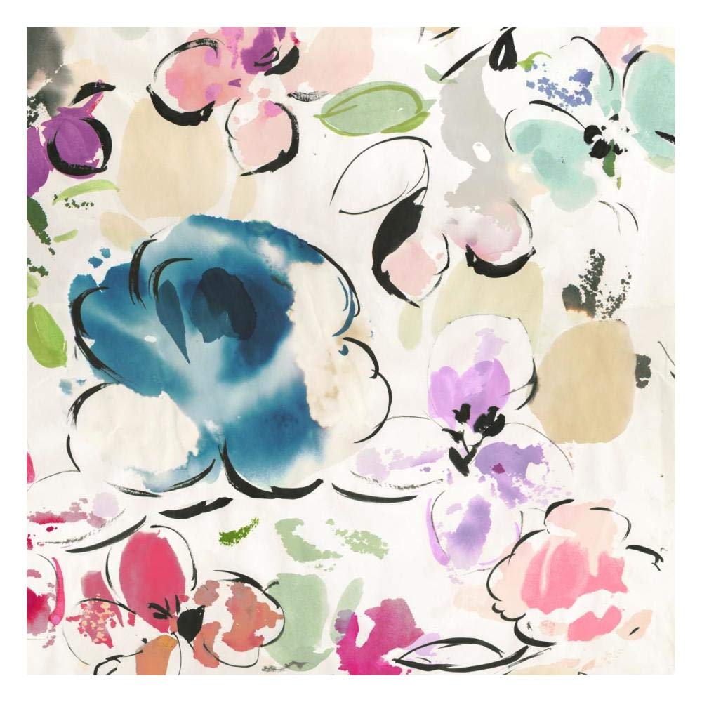 Floral Funk I-Paper Art-26x26”