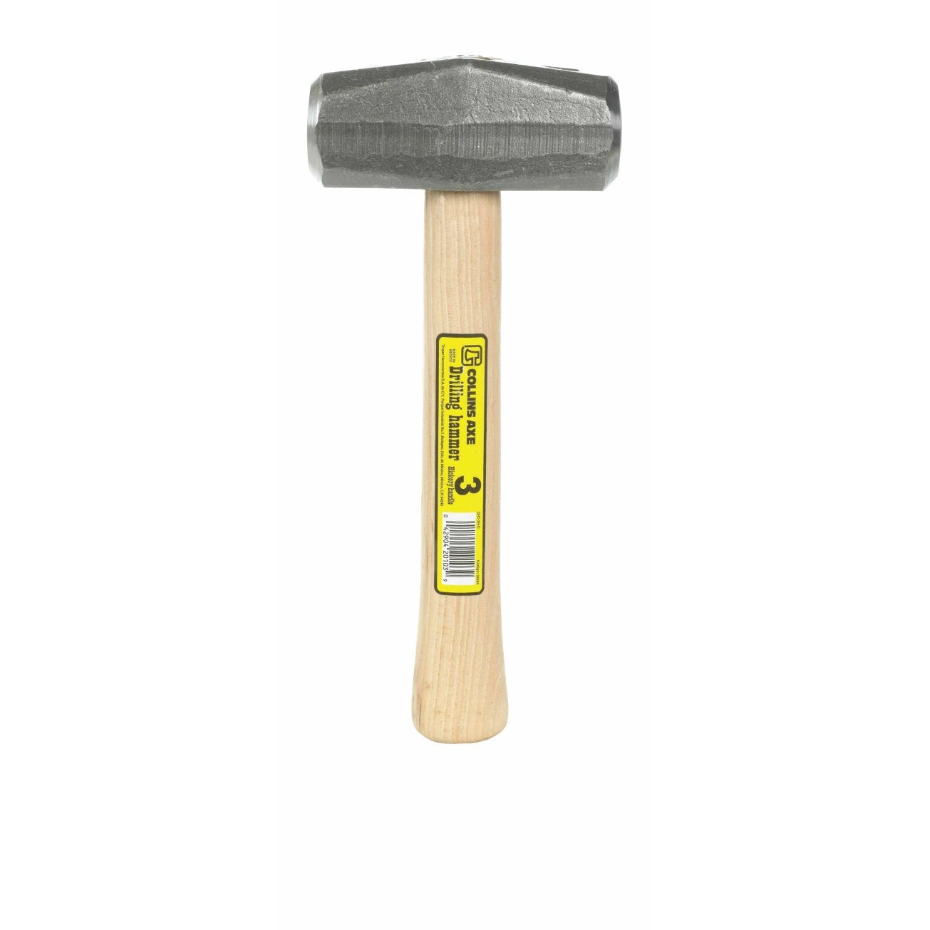 Collins 3 Lb. Forged High Carbon Steel Head Drilling Hammer 10 In. L X 1.62 In. Dia.