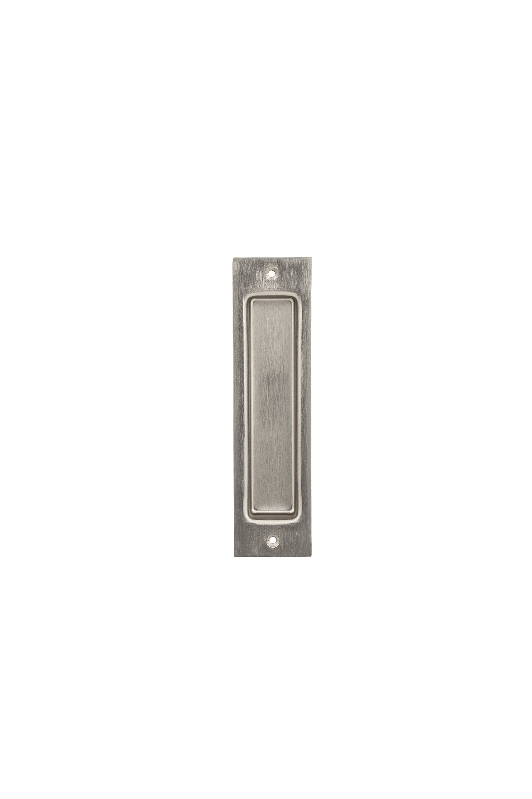 National Mfg Co N187024 Sn Flush Barn Door Pull, 8, Satin Nickel