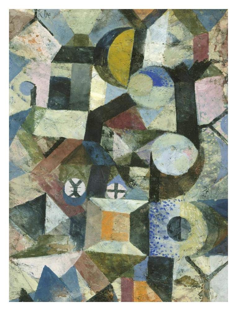 Composition with the Yellow Half-Moon and the Y-Paper Art-14x18”