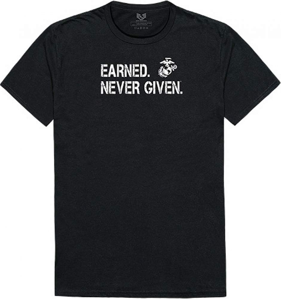 Military Graphic T, Earned 1, Black, 2X