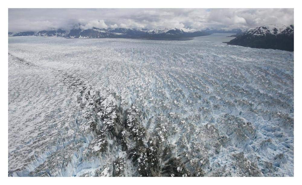 Hubbard Glacier, Gilbert Point, Wrangell-St. Elias National Park, Alaska-Paper Art-38x23.2”