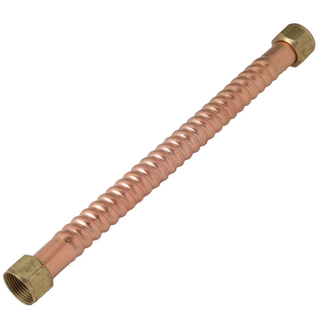 Copper Flex Water Connector 12  3/4  Fip Bg