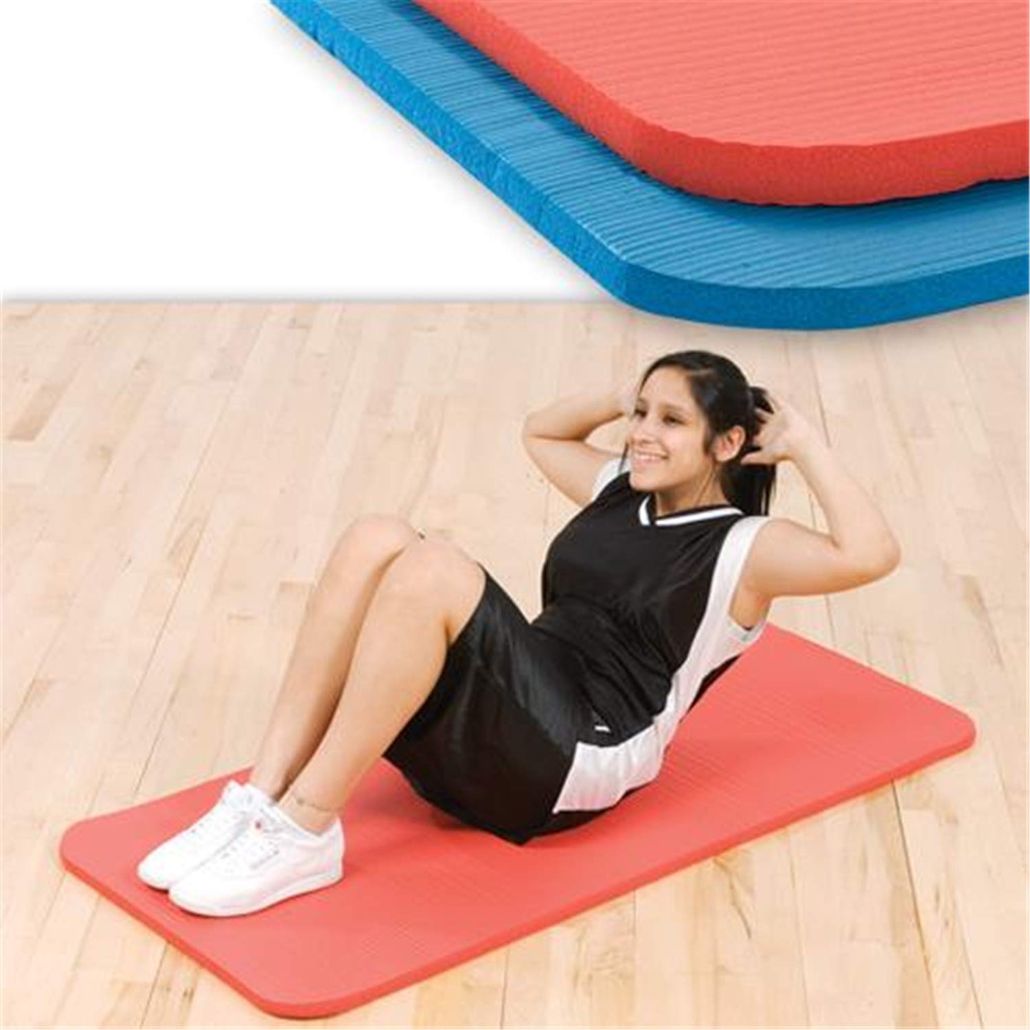 Ribbed MultiPurpose Mat - 56L x 23″W x 3/4″ Red