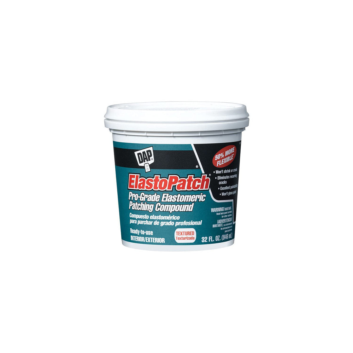 Dap Elastopatch Ready To Use Off-White Patching Compound 32 Oz.