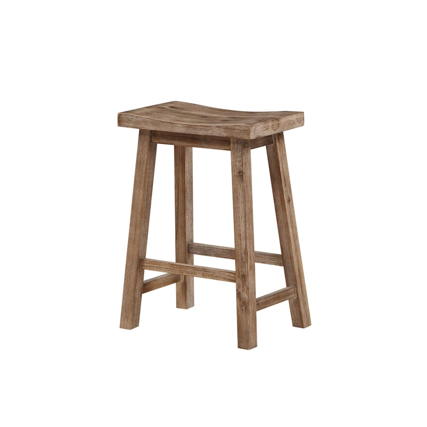 Yardlio Fashionable Saddle Stool with Multiple Finishes and Footrest