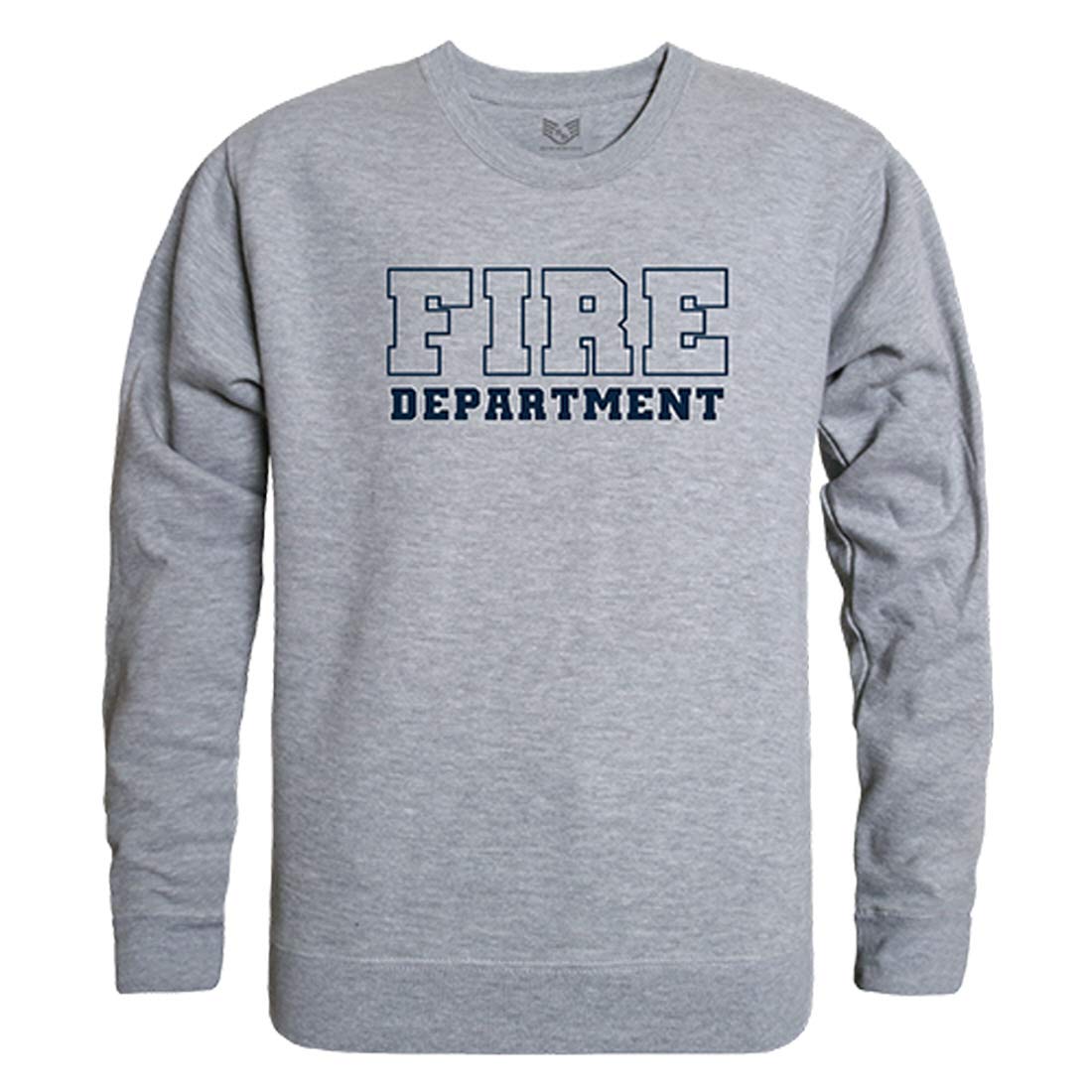 Graphic Crewneck, Fire Dep, H.Grey, M