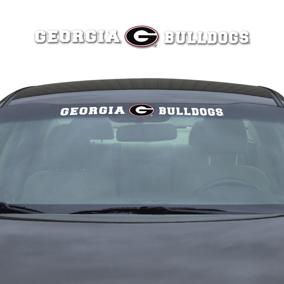 Fanmats, University Of Georgia Windshield Decal