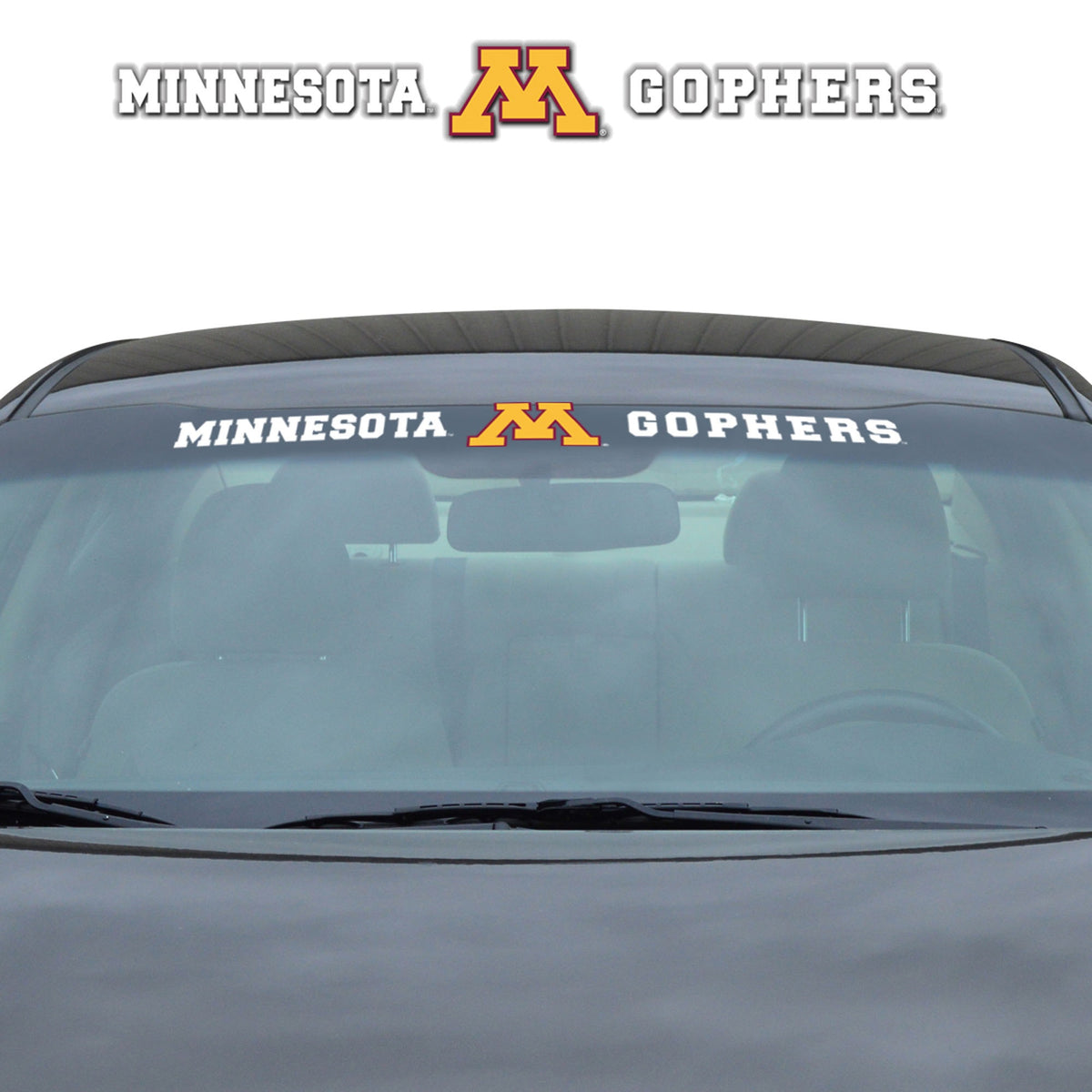 Fanmats, University Of Minnesota Windshield Decal