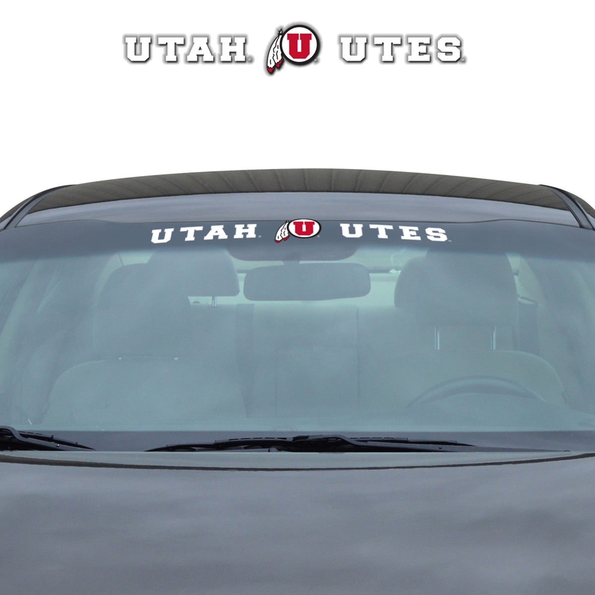 Fanmats, University Of Utah Windshield Decal