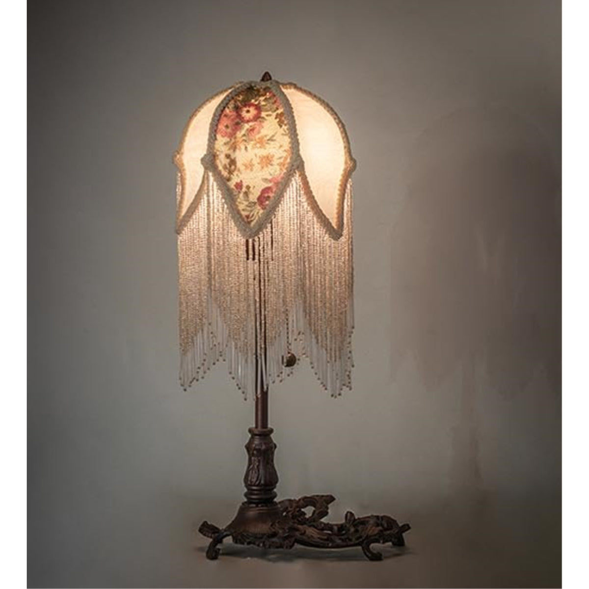 19' High Fabric Tulip Lighted Vanity Tray